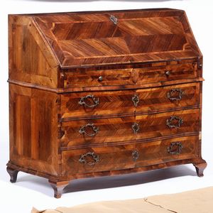 Ribalta lastronata e filettata. XVIII secolo  - Asta Antiquariato Ottobre  - Associazione Nazionale - Case d'Asta italiane