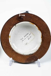 Coppia di tondi in porcellana, XX secolo  - Asta Antiquariato Ottobre  - Associazione Nazionale - Case d'Asta italiane