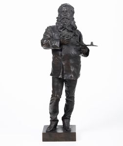 Vincenzo Gemito - Da Vincenzo Gemito (1852-1929) Ritratto di Meissonier