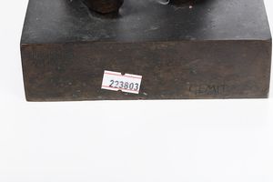 Vincenzo Gemito : Da Vincenzo Gemito (1852-1929) Ritratto di Meissonier  - Asta Antiquariato Ottobre  - Associazione Nazionale - Case d'Asta italiane