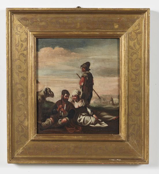 Pittore bambocciante del XVII secolo : Scena campestre  - Asta Asta 379 | ARTE ANTICA E DEL XIX SECOLO - Dipinti antichi e antiquariato  Online - Associazione Nazionale - Case d'Asta italiane