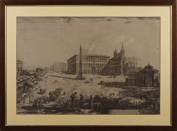 PIRANESI GIOVANNI BATTISTA (1720 - 1778) : Veduta della piazza della Basilica di S. Giovanni in Laterano  - Asta Asta 379 | ARTE ANTICA E DEL XIX SECOLO - Dipinti antichi e antiquariato  Online - Associazione Nazionale - Case d'Asta italiane