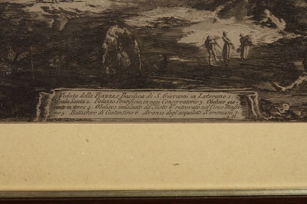 PIRANESI GIOVANNI BATTISTA (1720 - 1778) : Veduta della piazza della Basilica di S. Giovanni in Laterano  - Asta Asta 379 | ARTE ANTICA E DEL XIX SECOLO - Dipinti antichi e antiquariato  Online - Associazione Nazionale - Case d'Asta italiane