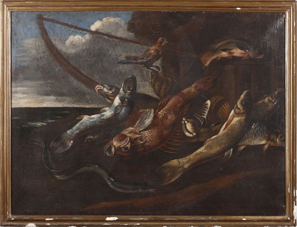 ARTISTA DEL XVIII SECOLO : Natura morta di pesci  - Asta Asta 379 | ARTE ANTICA E DEL XIX SECOLO - Dipinti antichi e antiquariato  Online - Associazione Nazionale - Case d'Asta italiane
