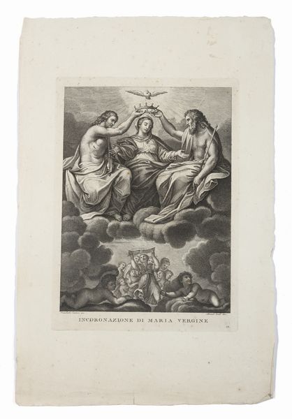 EREDI BENEDETTO (1750 - 1812) : Incoronazione di Maria Vergine  - Asta Asta 379 | ARTE ANTICA E DEL XIX SECOLO - Dipinti antichi e antiquariato  Online - Associazione Nazionale - Case d'Asta italiane