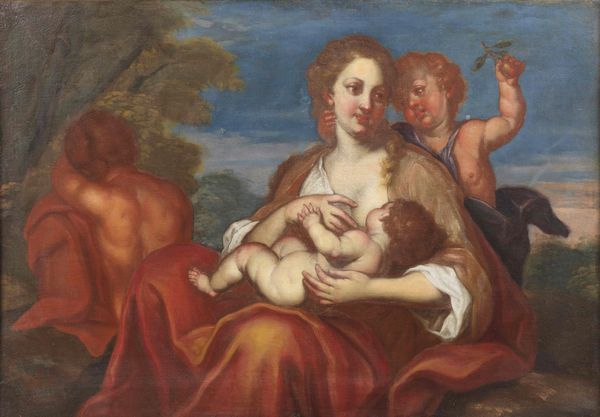 ARTISTA VENETO DEL XVIII SECOLO : Allegoria della Carit�  - Asta Asta 379 | ARTE ANTICA E DEL XIX SECOLO - Dipinti antichi e antiquariato  Online - Associazione Nazionale - Case d'Asta italiane