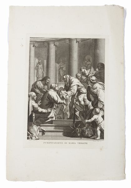 EREDI BENEDETTO (1750 - 1812) : Purificazione di Maria Vergine  - Asta Asta 379 | ARTE ANTICA E DEL XIX SECOLO - Dipinti antichi e antiquariato  Online - Associazione Nazionale - Case d'Asta italiane