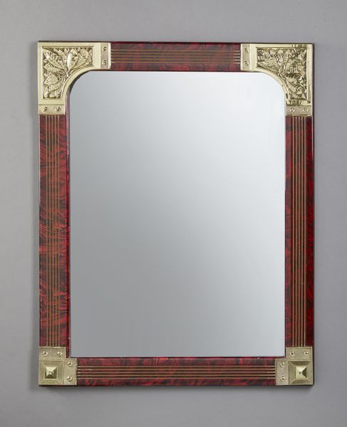 MANIFATTURA DEL XX SECOLO : Specchiera in radica in stile Art Deco con inserti in metallo dorato  - Asta Asta 379 | ARTE ANTICA E DEL XIX SECOLO - Dipinti antichi e antiquariato  Online - Associazione Nazionale - Case d'Asta italiane