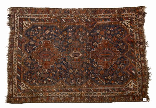 KURDISTAN : Tappeto a decorazione geometrica, Persia del sud  - Asta Asta 379 | ARTE ANTICA E DEL XIX SECOLO - Dipinti antichi e antiquariato  Online - Associazione Nazionale - Case d'Asta italiane