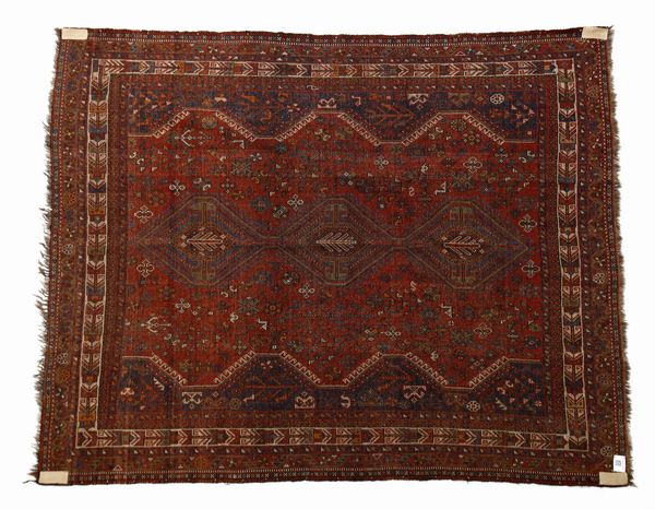 SHIRAZ : Tappeto Shiraz, Persia meridionale  - Asta Asta 379 | ARTE ANTICA E DEL XIX SECOLO - Dipinti antichi e antiquariato  Online - Associazione Nazionale - Case d'Asta italiane