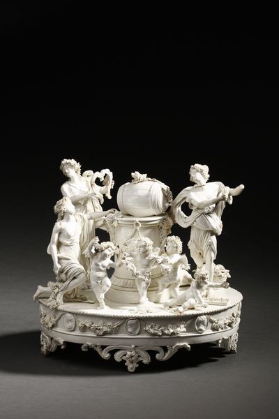 MANIFATTURA DI CAPODIMONTE DEL XIX SECOLO : Attribuito a. Allegoria del vino  - Asta Asta 379 | ARTE ANTICA E DEL XIX SECOLO - Dipinti antichi e antiquariato  Online - Associazione Nazionale - Case d'Asta italiane