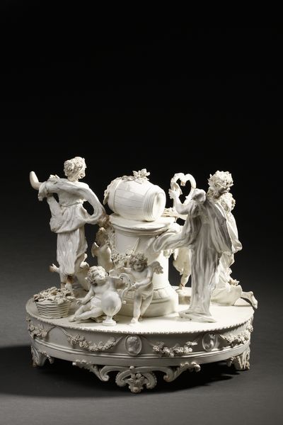 MANIFATTURA DI CAPODIMONTE DEL XIX SECOLO : Attribuito a. Allegoria del vino  - Asta Asta 379 | ARTE ANTICA E DEL XIX SECOLO - Dipinti antichi e antiquariato  Online - Associazione Nazionale - Case d'Asta italiane