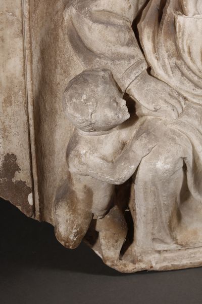 SCULTORE TOSCANO DELLA SECONDA MET DEL XV SECOLO : Allegoria della Carit entro una nicchia prospettica  - Asta Asta 379 | ARTE ANTICA E DEL XIX SECOLO - Dipinti antichi e antiquariato  Online - Associazione Nazionale - Case d'Asta italiane