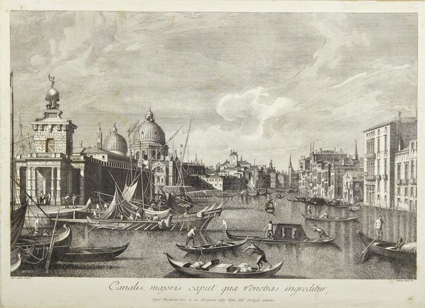 BRUSTOLON GIOVANNI BATTISTA (1712 - 1796) : Canalis majoris caput qua venetias ingreditur  - Asta Asta 379 | ARTE ANTICA E DEL XIX SECOLO - Dipinti antichi e antiquariato  Online - Associazione Nazionale - Case d'Asta italiane