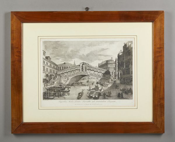 BRUSTOLON GIOVANNI BATTISTA (1712 - 1796) : Superba moles pontis Rivoalti ad Orentalem plagam  - Asta Asta 379 | ARTE ANTICA E DEL XIX SECOLO - Dipinti antichi e antiquariato  Online - Associazione Nazionale - Case d'Asta italiane