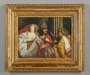 FERRARI LUCA (1605 - 1654) : Ambito di. Crise chiede la restituzione di Criseide  - Asta Asta 379 | ARTE ANTICA E DEL XIX SECOLO - Dipinti antichi e antiquariato  Online - Associazione Nazionale - Case d'Asta italiane