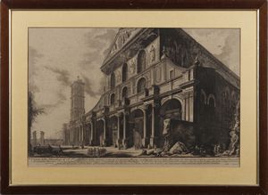 PIRANESI GIOVANNI BATTISTA (1720 - 1778) : Veduta della Basilica di S. Paolo fuori le Mura  - Asta Asta 379 | ARTE ANTICA E DEL XIX SECOLO - Dipinti antichi e antiquariato  Online - Associazione Nazionale - Case d'Asta italiane