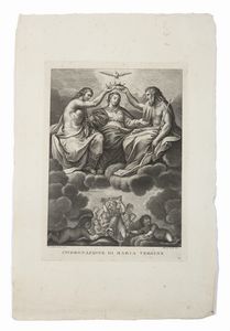 EREDI BENEDETTO (1750 - 1812) - Incoronazione di Maria Vergine
