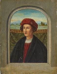 ARTISTA ITALIANO DEL XIX SECOLO - Ritratto di gentiluomo