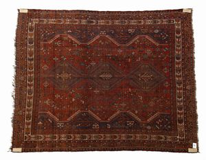 SHIRAZ : Tappeto Shiraz, Persia meridionale  - Asta Asta 379 | ARTE ANTICA E DEL XIX SECOLO - Dipinti antichi e antiquariato  Online - Associazione Nazionale - Case d'Asta italiane