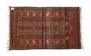 BELUCHISTAN : Tappeto da preghiera con decori a nicchia  - Asta Asta 379 | ARTE ANTICA E DEL XIX SECOLO - Dipinti antichi e antiquariato  Online - Associazione Nazionale - Case d'Asta italiane
