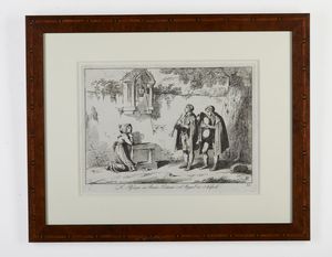 PINELLI BARTOLOMEO (1781 - 1835) : Gruppo di sedici incisioni dalla serie nuova raccolta di cinquanta costumi pittoreschi incisi all'acquaforte  - Asta Asta 379 | ARTE ANTICA E DEL XIX SECOLO - Dipinti antichi e antiquariato  Online - Associazione Nazionale - Case d'Asta italiane