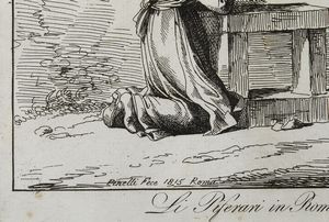 PINELLI BARTOLOMEO (1781 - 1835) : Gruppo di sedici incisioni dalla serie nuova raccolta di cinquanta costumi pittoreschi incisi all'acquaforte  - Asta Asta 379 | ARTE ANTICA E DEL XIX SECOLO - Dipinti antichi e antiquariato  Online - Associazione Nazionale - Case d'Asta italiane