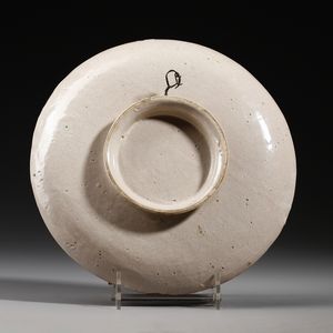 MANIFATTURA PESARESE DEL XX SECOLO : Alzata in maiolica policroma raffigurante le ricchezze dell'accampamento di Dario di Persia presentate ad Alessandro  - Asta Asta 379 | ARTE ANTICA E DEL XIX SECOLO - Dipinti antichi e antiquariato  Online - Associazione Nazionale - Case d'Asta italiane