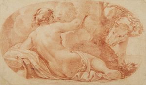 ARTISTA FRANCESE DEL XVII SECOLO - Europa e Zeus