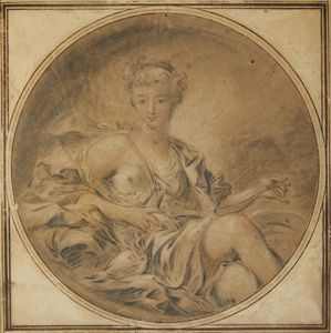 ARTISTA FRANCESE DEL XVIII SECOLO - Ritratto femminile