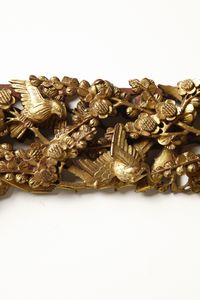 MANIFATTURA ORIENTALE DEL XIX SECOLO : Fregio in legno dorato  - Asta Asta 379 | ARTE ANTICA E DEL XIX SECOLO - Dipinti antichi e antiquariato  Online - Associazione Nazionale - Case d'Asta italiane