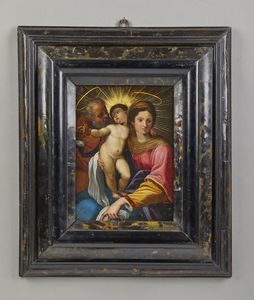 ARTISTA DEL XVI SECOLO : Sacra Famiglia  - Asta Asta 379 | ARTE ANTICA E DEL XIX SECOLO - Dipinti antichi e antiquariato  Online - Associazione Nazionale - Case d'Asta italiane