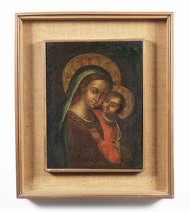 ARTISTA DEL XVI SECOLO : Madonna con Bambino  - Asta Asta 379 | ARTE ANTICA E DEL XIX SECOLO - Dipinti antichi e antiquariato  Online - Associazione Nazionale - Case d'Asta italiane