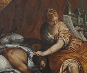 CALIARI, DETTO IL VERONESE PAOLO (1528 - 1588) : Bottega di. Giuditta e Oloferne  - Asta Asta 379 | ARTE ANTICA E DEL XIX SECOLO - Dipinti antichi e antiquariato  Online - Associazione Nazionale - Case d'Asta italiane