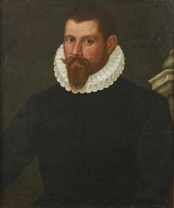 ARTISTA VENETO DEL XVII SECOLO - Ritratto di gentiluomo