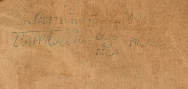 Giorgio Carpintieri : L�approccio  - Asta Arte moderna e contemporanea - Associazione Nazionale - Case d'Asta italiane