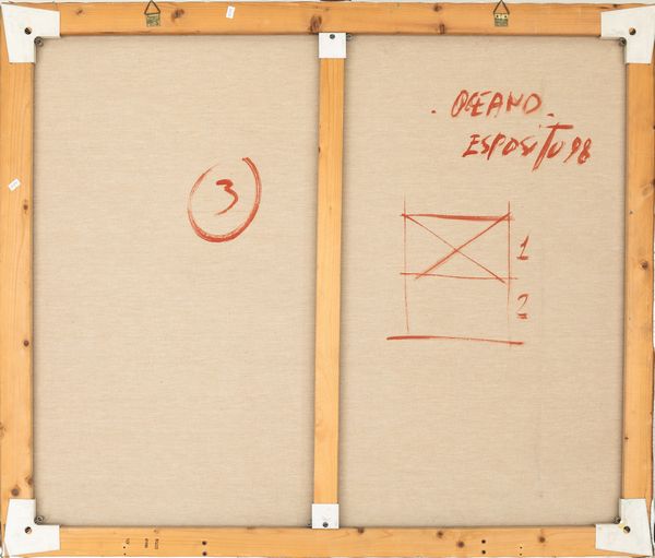 Enzo Esposito : Oceano  - Asta Arte moderna e contemporanea - Associazione Nazionale - Case d'Asta italiane