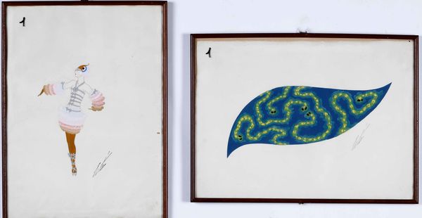 Ertè (1892 - 1990) : Senza titolo  - Asta Arte moderna e contemporanea - Associazione Nazionale - Case d'Asta italiane