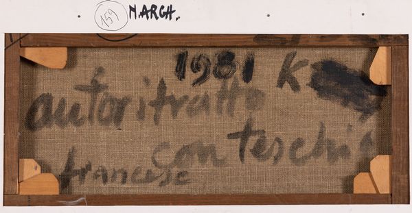 Franco Francese : Autoritratto con teschio  - Asta Arte moderna e contemporanea - Associazione Nazionale - Case d'Asta italiane