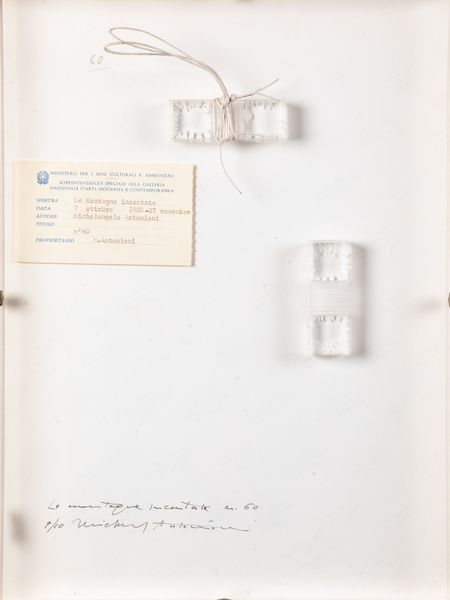 Michelangelo Antonini : Le Montagne incantate N� 60  - Asta Arte moderna e contemporanea - Associazione Nazionale - Case d'Asta italiane