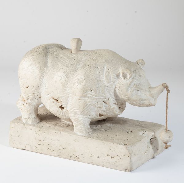 Girolamo Ciulla : Rinoceronte  - Asta Arte moderna e contemporanea - Associazione Nazionale - Case d'Asta italiane