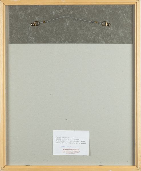 Paolo Chiasera : Young Dictator�s village  - Asta Arte moderna e contemporanea - Associazione Nazionale - Case d'Asta italiane