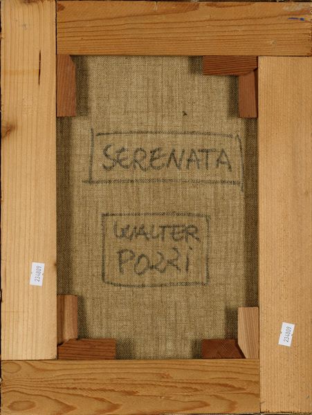 Walter Pozzi : Serenata  - Asta Arte moderna e contemporanea - Associazione Nazionale - Case d'Asta italiane