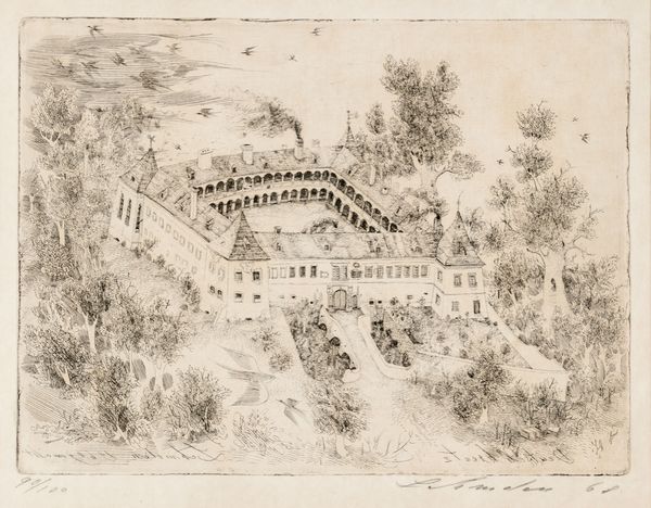 Anton Lehmden : Il castello  - Asta Arte moderna e contemporanea - Associazione Nazionale - Case d'Asta italiane