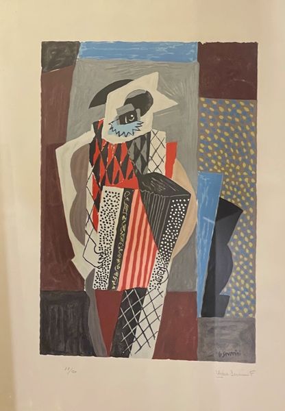 Gino Severini : Arlecchino  - Asta Arte moderna e contemporanea - Associazione Nazionale - Case d'Asta italiane