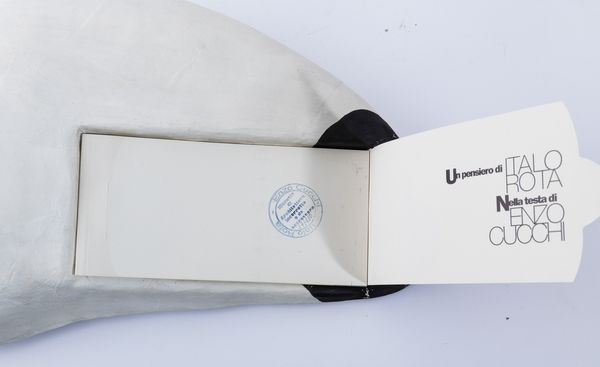 ENZO CUCCHI : Un pensiero di Italo Rota nella testa di Enzo Cucchi  - Asta Arte moderna e contemporanea - Associazione Nazionale - Case d'Asta italiane