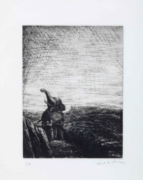 Artista non identificato : Senza titolo (Elefante)  - Asta Arte moderna e contemporanea - Associazione Nazionale - Case d'Asta italiane