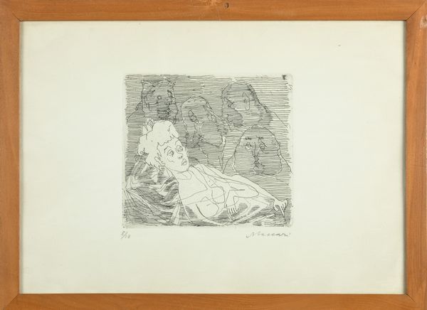 MINO MACCARI : Senza titolo  - Asta Arte moderna e contemporanea - Associazione Nazionale - Case d'Asta italiane