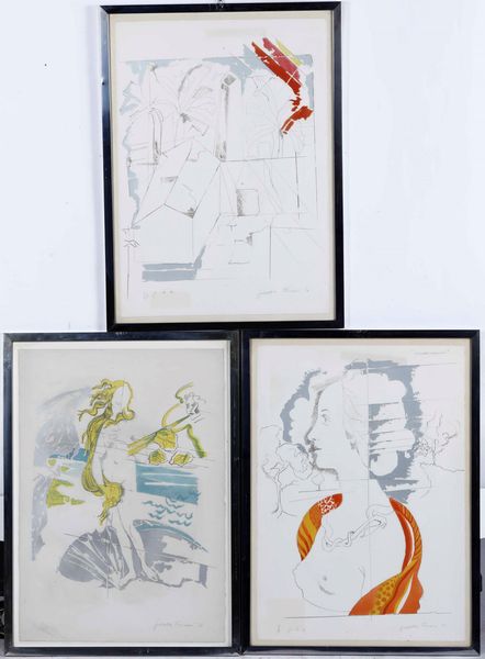 Giosetta Fioroni : Senza titolo  - Asta Arte moderna e contemporanea - Associazione Nazionale - Case d'Asta italiane