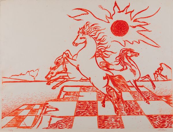 ALIGI SASSU : Cavalli  - Asta Arte moderna e contemporanea - Associazione Nazionale - Case d'Asta italiane